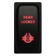 Mitsubishi Push Switch REAR LOCKER M131R LED Red On-Off