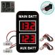 Dual Battery Volt Meter for Toyota 800s Red