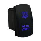 Rocker switch 6B31B REAR LIGHT laser dual LED BLUE ON OFF